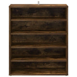Scarpiera Rovere Fumo 60x35x70 cm in Legno truciolato