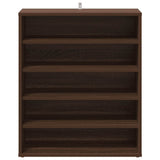 Scarpiera Rovere Marrone 60x35x70 cm in Legno truciolato