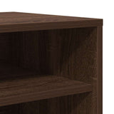Scarpiera Rovere Marrone 60x35x70 cm in Legno truciolato