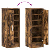 Scarpiera Rovere Fumo 32x35x92 cm in Legno truciolato