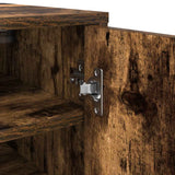 Scarpiera Rovere Fumo 32x35x92 cm in Legno truciolato