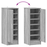 Scarpiera Grigio Sonoma 32x35x92 cm in Legno truciolato