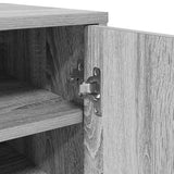 Scarpiera Grigio Sonoma 32x35x92 cm in Legno truciolato