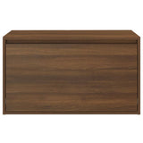 Panca da Ingresso 80x40x45 cm Rovere Marrone Legno truciolato