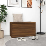 Panca da Ingresso 80x40x45 cm Rovere Marrone Legno truciolato