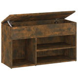 Scarpiera Rovere Fumo 80x30x45 cm in Legno truciolato