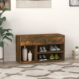 Scarpiera Rovere Fumo 80x30x45 cm in Legno truciolato