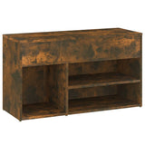 Scarpiera Rovere Fumo 80x30x45 cm in Legno truciolato