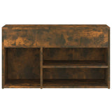 Scarpiera Rovere Fumo 80x30x45 cm in Legno truciolato