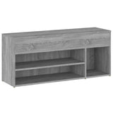 Scarpiera Grigio Sonoma 105x30x45 cm in Legno truciolato