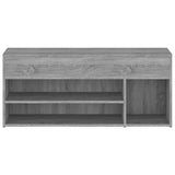 Scarpiera Grigio Sonoma 105x30x45 cm in Legno truciolato