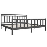 Giroletto Grigio in Legno Massello di Pino 200x200 cm