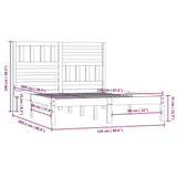 Giroletto in Legno Massello di Pino 120x200 cm