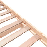 Giroletto in Legno Massello Grigio 75x190 cm Small Single