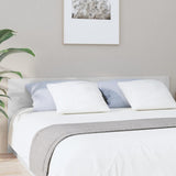 Testiera per Letto Bianco Lucido 200x1,5x80cm Legno truciolato
