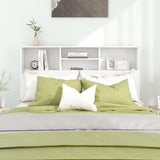 Mobiletto con testiera bianco 140x19x103,5 cm