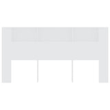 Testiera con Contenitore Bianco 200x18,5x104,5 cm