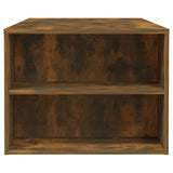 Tavolino da Salotto Rovere Fumo 102x55x42 cm Legno truciolato