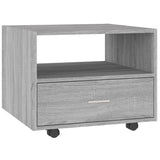 Tavolino da Salotto Grigio Sonoma 55x55x40 cm Legno truciolato