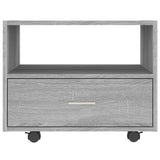 Tavolino da Salotto Grigio Sonoma 55x55x40 cm Legno truciolato