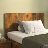 Testiera Letto Rovere Fumo 120x1,5x80 cm in Legno truciolato