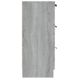 Credenza Grigio Sonoma 60x30x70 cm in Legno tecnico