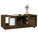 Tavolino da Salotto Rovere Fumo 102x50x36 cm Legno truciolato