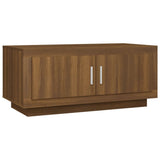 Tavolino Salotto Rovere Marrone 102x50x45 cm Legno truciolato