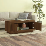 Tavolino Salotto Rovere Marrone 102x50x45 cm Legno truciolato