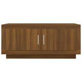Tavolino Salotto Rovere Marrone 102x50x45 cm Legno truciolato