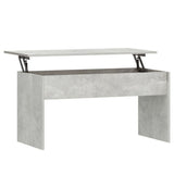 Tavolino Grigio Cemento 102x50,5x52,5 cm in Legno truciolato