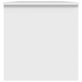 Tavolino da Salotto Bianco 102x50x52,5 cm in Legno truciolato