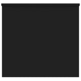 Tavolino da Salotto Nero 102x55,5x52,5 cm in Legno truciolato