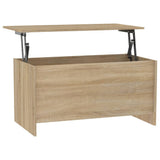 Tavolino Rovere Sonoma 102x55,5x52,5 cm in Legno truciolato