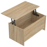 Tavolino Rovere Sonoma 102x55,5x52,5 cm in Legno truciolato