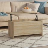 Tavolino Rovere Sonoma 102x55,5x52,5 cm in Legno truciolato