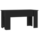 Tavolino da Salotto Nero 101x49x52 cm in Legno truciolato