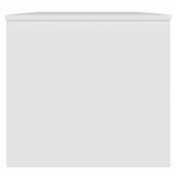 Tavolino da Salotto Bianco 102x50,5x46,5cm in Legno truciolato