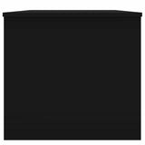Tavolino da Salotto Nero 102x50,5x46,5 cm in Legno truciolato