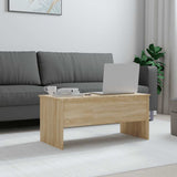 Tavolino Rovere Sonoma 102x50,5x46,5 cm in Legno truciolato