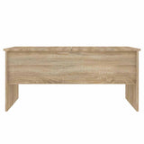 Tavolino Rovere Sonoma 102x50,5x46,5 cm in Legno truciolato