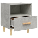 Comodino Grigio Cemento 40x35x47 cm