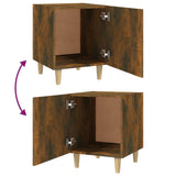 Comodino Rovere Fumo in Legno truciolato