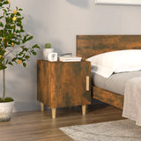 Comodino Rovere Fumo in Legno truciolato