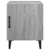 Comodino Grigio Sonoma in Legno truciolato