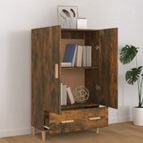 Credenza Rovere Fumo 70x31x115 cm in Legno truciolato