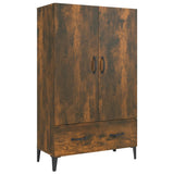 Credenza Rovere Fumo 70x31x115 cm in Legno truciolato