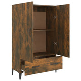 Credenza Rovere Fumo 70x31x115 cm in Legno truciolato