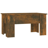 Tavolino da Salotto Rovere Fumo 79x49x41cm in Legno truciolato