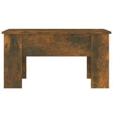 Tavolino da Salotto Rovere Fumo 79x49x41cm in Legno truciolato
